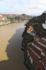 VIEW OVER THE OLD TOWN OF PORTO, PORTUGAL  - 738826170