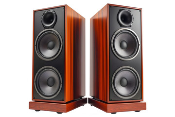 Tower buffer speaker latest against soft background - Ai Generated