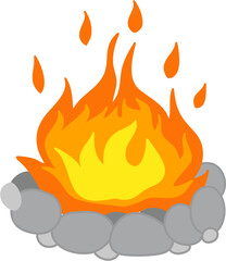 bonfire clipart