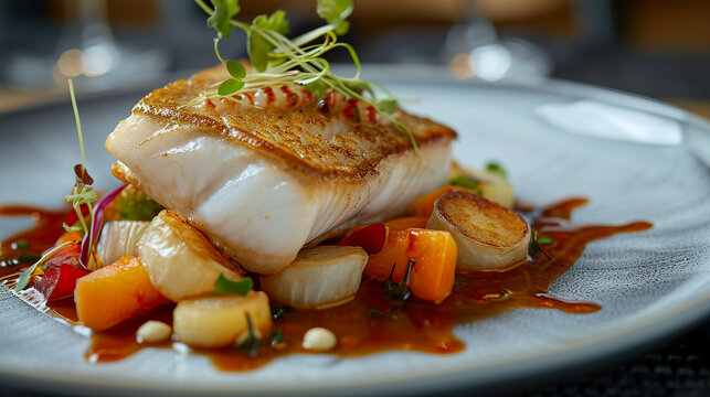 Navarin de Lotte - Monkfish Navarin Delight Photo