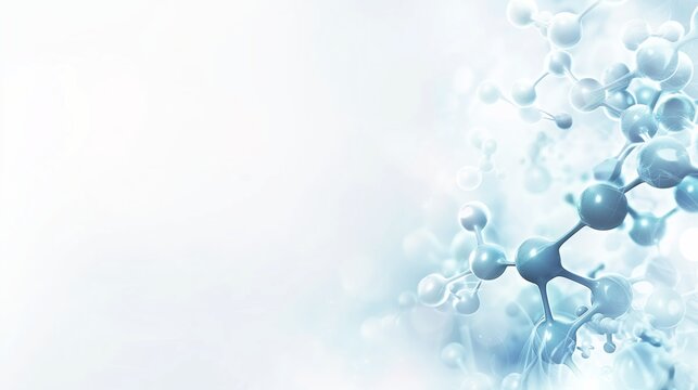 Abstract molecules background wallpaper background banner