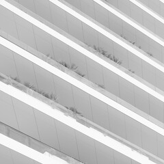 Obraz premium Modern building architecture abstract background