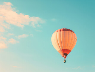 Fototapeta premium Hot Air Balloon In the Sky