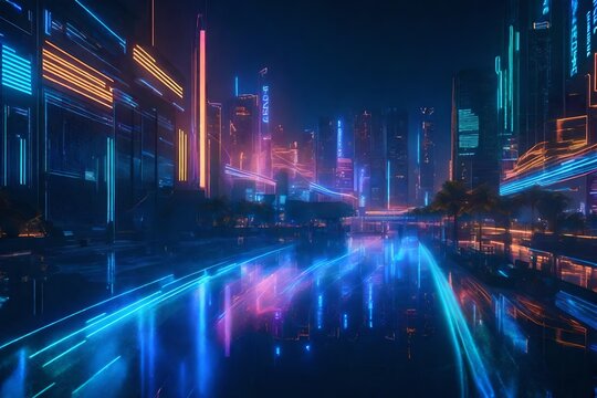  the paradigm shift  digital transformation for the upcoming technology era, portrayed with exquisite detail and perfect lighting, showcasing the evolution towards a futuristic and advanced technology