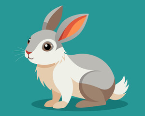 rabbit bunny coney cony hare lagomorph lapin animal pet vector illustration cartoon pretty cute perfect beautiful amazing