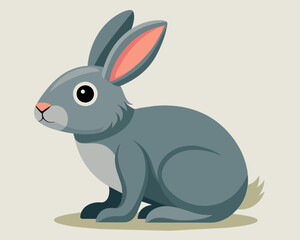 rabbit bunny coney cony hare lagomorph lapin animal pet vector illustration cartoon pretty cute perfect beautiful amazing