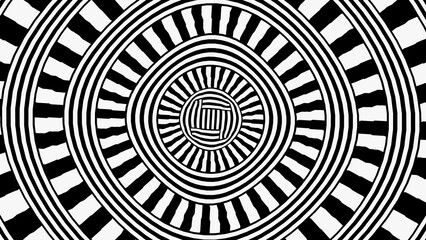 Abstract wallpaper from black stripes. Black and 
white pattern .  Background in 4k format 3840х2160.