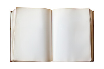 Old book with empty pages - obrazy, fototapety, plakaty