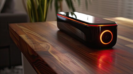 A cutting-edge 3D motion sensor detects movements.