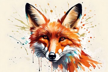 red fox head