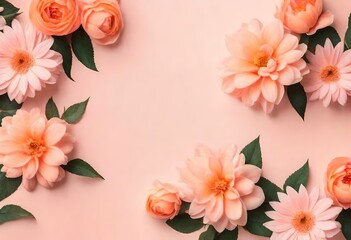 flowers on a  background