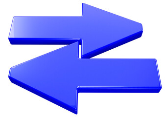 arrow icon. 3d rendering arrow.