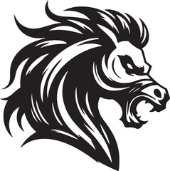 Best Horse Head vector, Silhouette, illustration. 