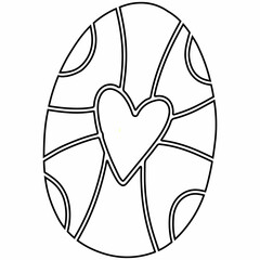 Easter egg doodle for the holiday.