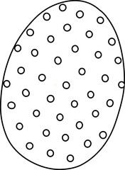 Easter egg doodle for the holiday.