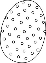 Easter egg doodle for the holiday.