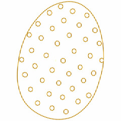 
Yellow Easter egg for the holiday.