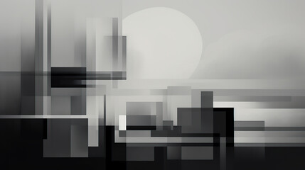 black and white abstract background with woven pattern generative ai