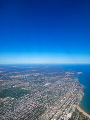 Obraz premium aerial view of the city