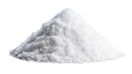 Pile of snow isolated on transparent a white background