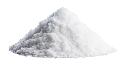 Pile of snow isolated on transparent a white background