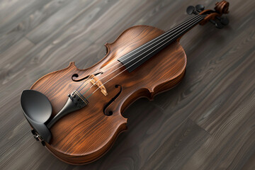 Fototapeta na wymiar violin minimalistic