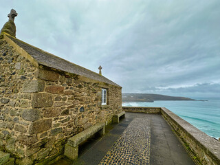 St Nicholas Chapel at St Ives in Cornwall, UK
