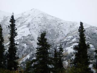 アラスカの雪山