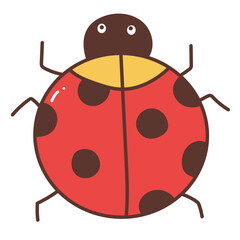 Cute ladybug cartoon