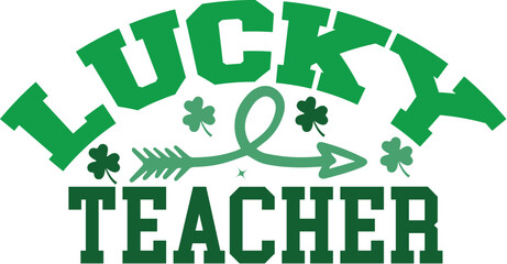Retro St Patrick Day Svg design and t-shirt cutting files