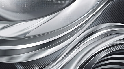 Silver color abstract shape background presentation design. PowerPoint and Business background.