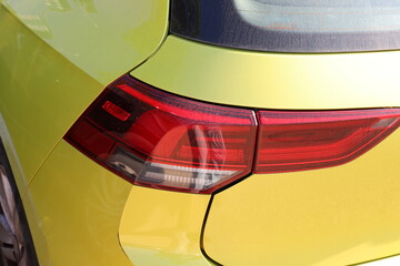 Obraz premium Part of a car body close-up.