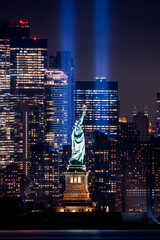 statue of liberty and tribute in light © Sean