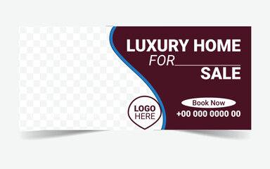 Professional Business Creative Real Estate Billboard Signboard Design Template For House Buy Sale