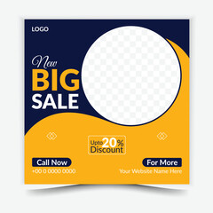 Fashion Social Media Post Template Design