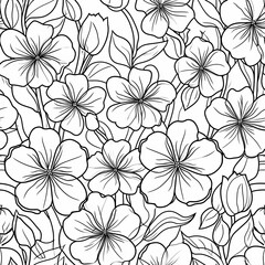 Beautiful Floral Pattern Seamless