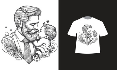 fathers day t-shirt design 2024