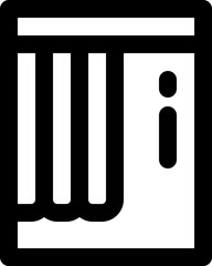 window icon. vector line icon for your website, mobile, presentation, and logo design.