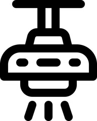 lamp icon. vector line icon for your website, mobile, presentation, and logo design.