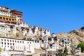 views of leh ladakh city, india