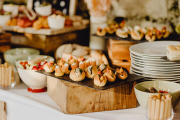 Buffet apéritif très gourmand