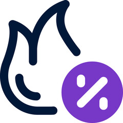 hot sale icon. vector dual tone icon for your website, mobile, presentation, and logo design.