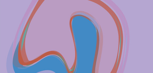 background with a wave