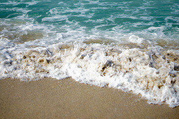 waves on the beach