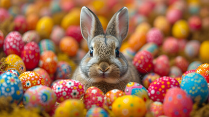 Fototapeta na wymiar Easter bunny rabbit