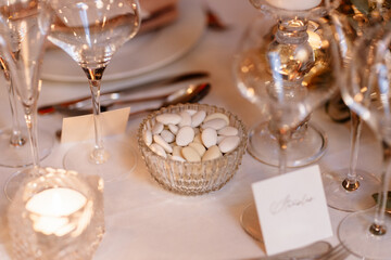 Les traditionnels dragées blancs