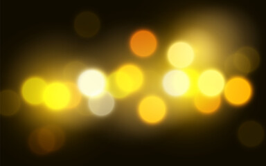 City lights of night bokeh abstract backgrounds, Vector eps 10 illustration bokeh particles, Backgrounds decoration