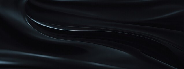 Black Abstract Wave Background