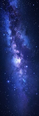 Night sky with stars and galaxy in outer space background