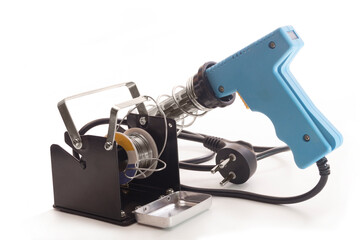 Preparing the soldering iron for use